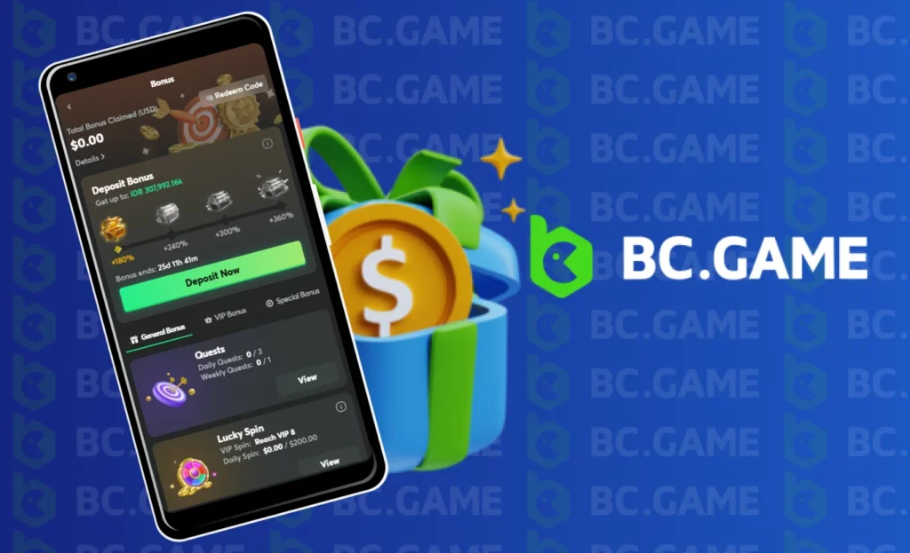 BC.Game Mobile App Bonuses